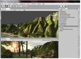 부산 해역의 디지털 구현 화면